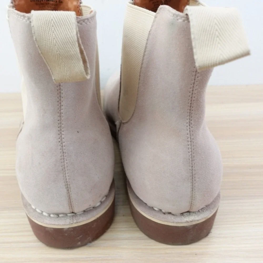 Beige Chelsea Ankle Boots Mens 11 Tan Suede Indie‎ Sleaze VINTAGE FOUNDRY CO